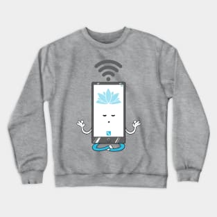 Yoga-Phone Crewneck Sweatshirt